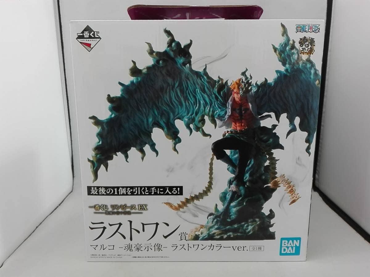 【新品未開封】　ワンピース一番くじ　カイドウ　マルコ　ラストワン　魂豪示像 開封レビュー】一番くじ ラストワン賞Ver. マルコ 魂豪示像 B賞